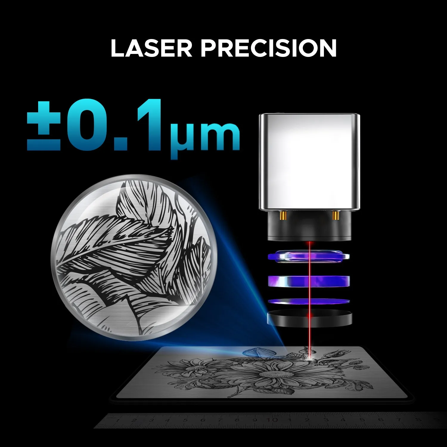 30W Fiber Laser Cutting Machine for Metal Engraving & Metal Marking | F-30