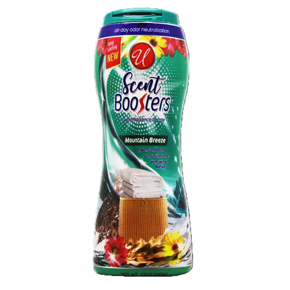 4 Laundry Boosters Mountain Breeze Scent In-wash Beads Fragrance Eliminates Odor