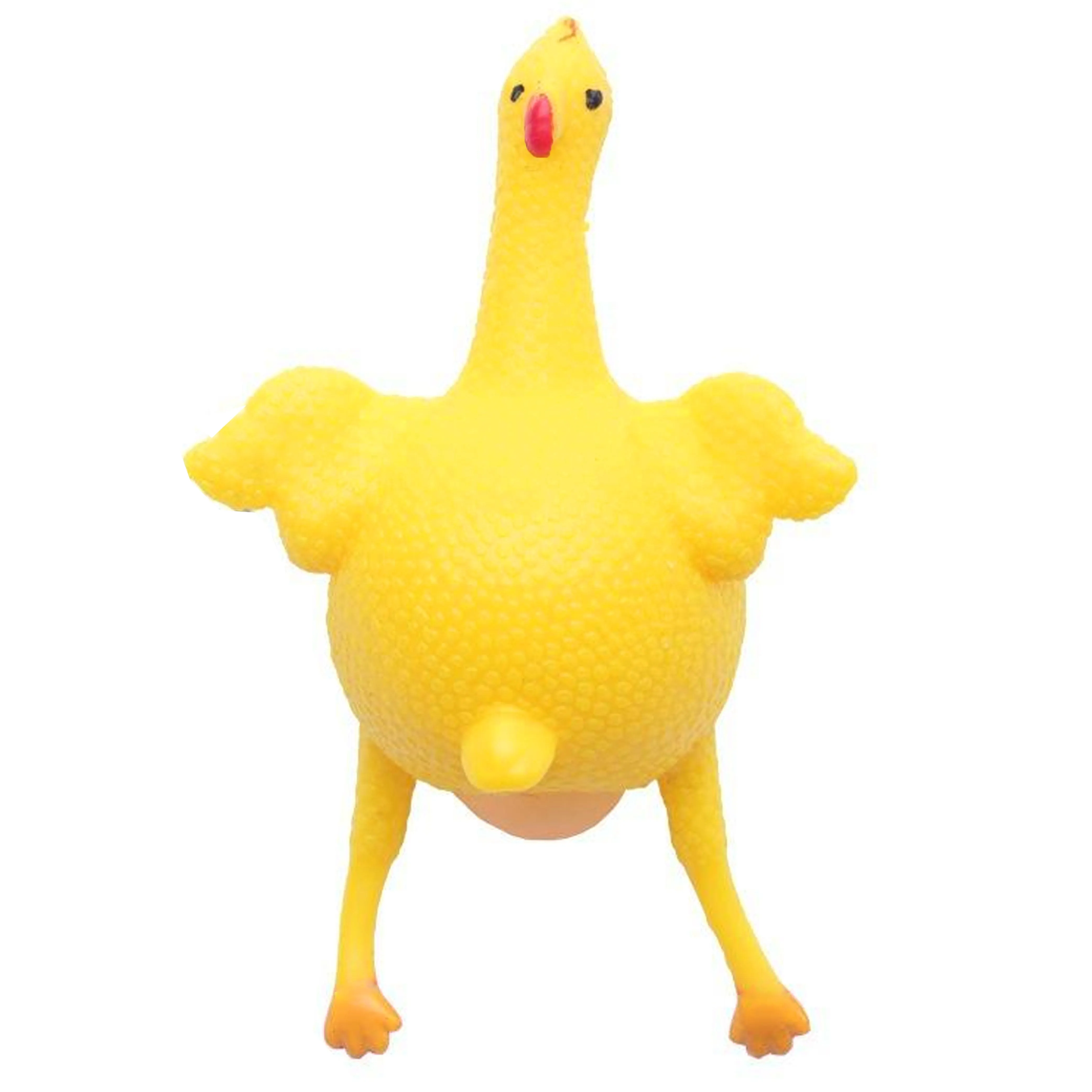 4 Pc Squeeze Stress Ball Anxiety Relief Fidget Toy Chicken Egg Yolk Hand Therapy