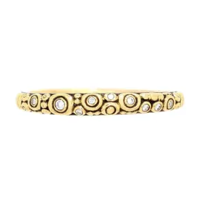 Alex Sepkus 18k Yellow Gold Circles Diamond Band