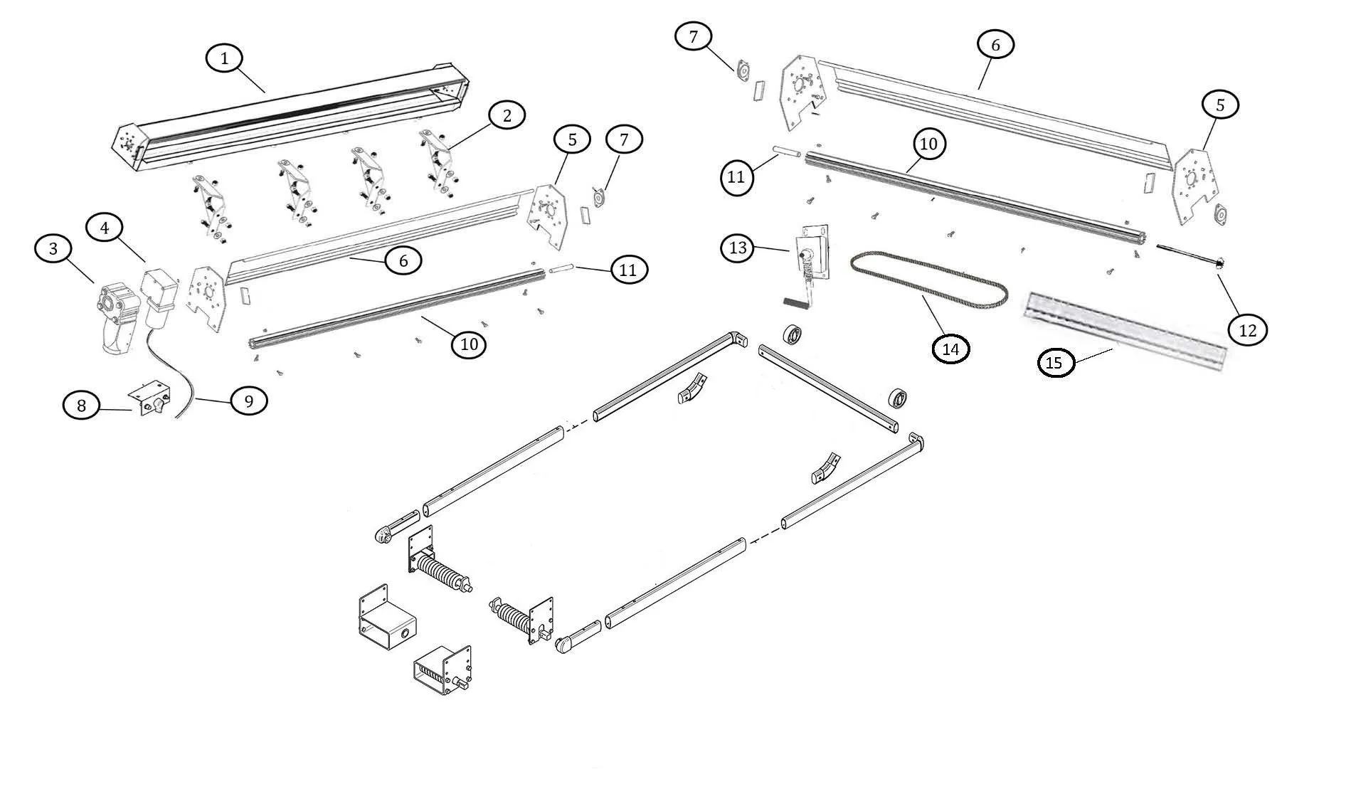 Aluminum Under-body Tarp System