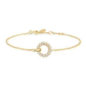 Ania Haie - Armband Gold Interlinked Circles Pav