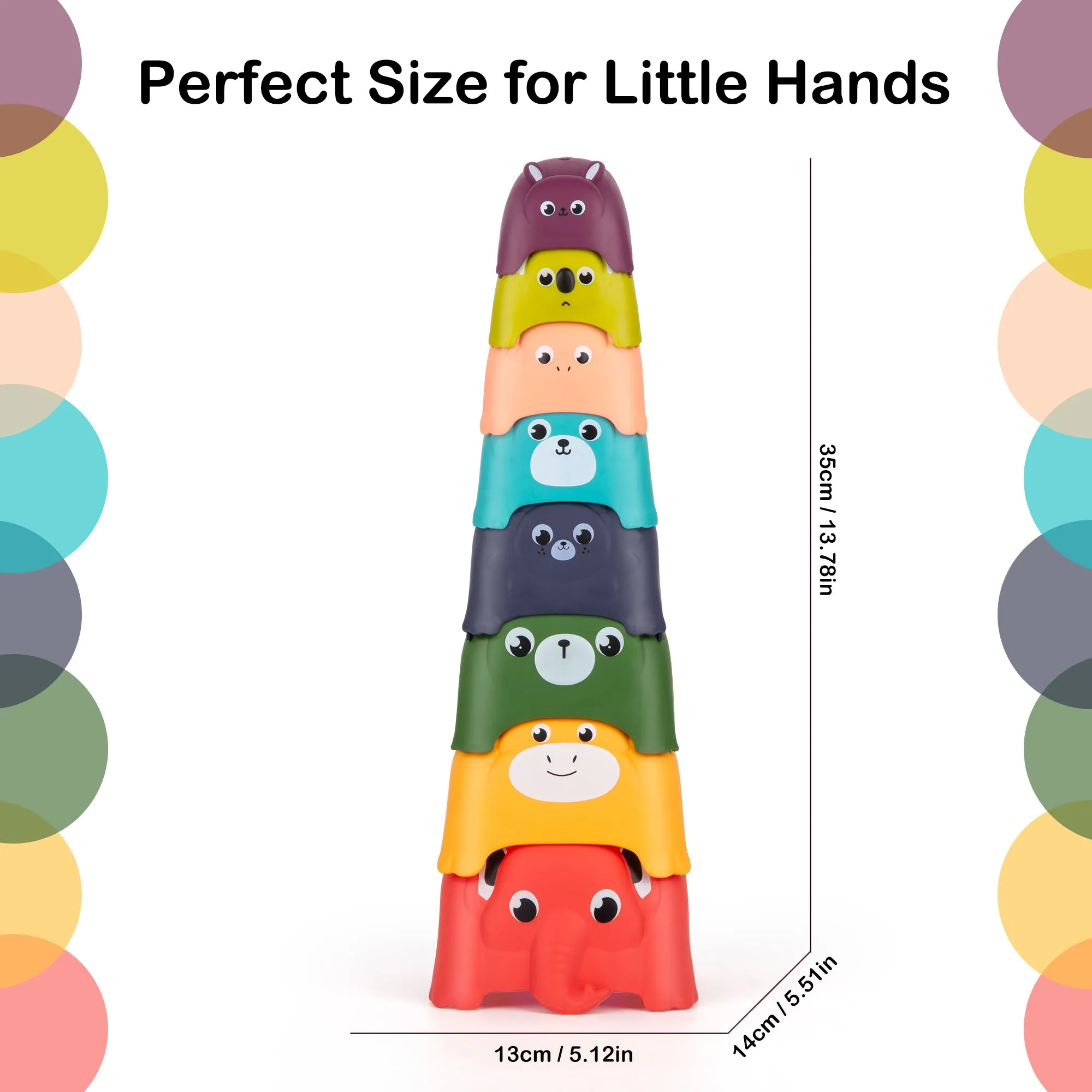 Animal Stacking Cups
