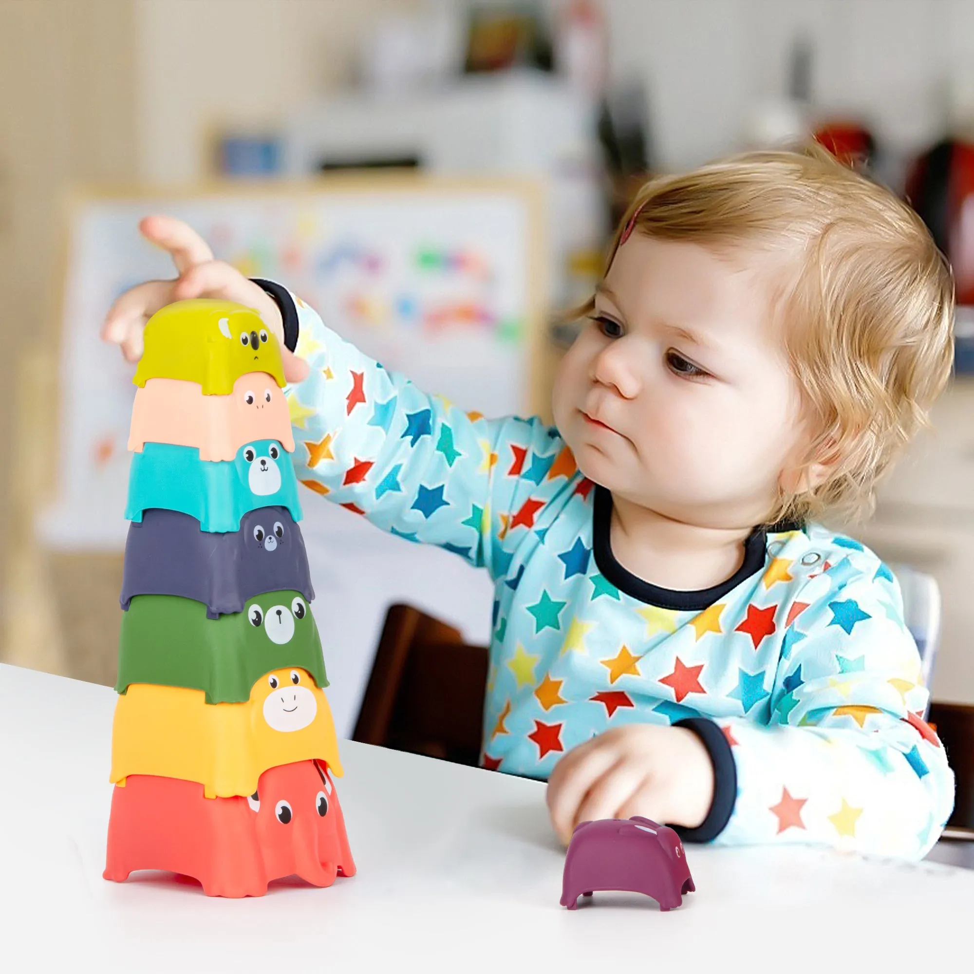 Animal Stacking Cups