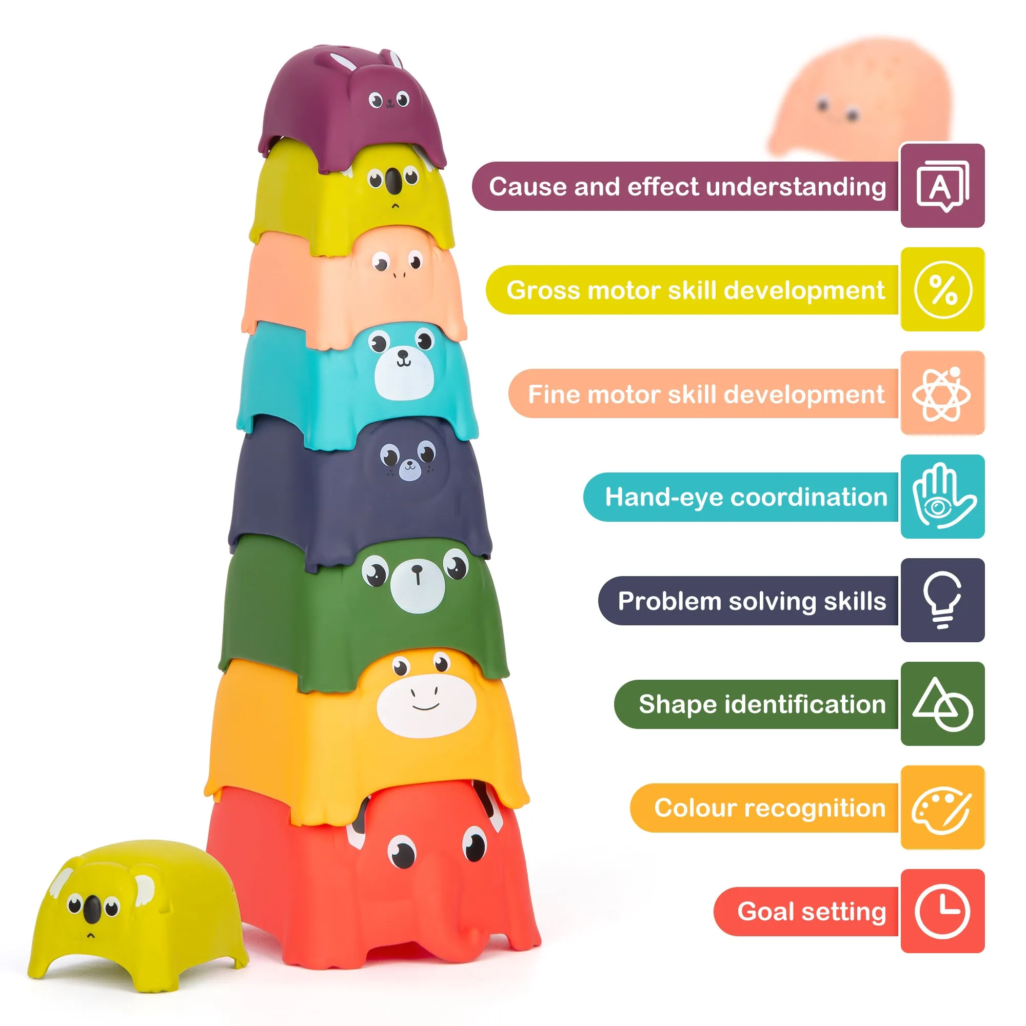 Animal Stacking Cups
