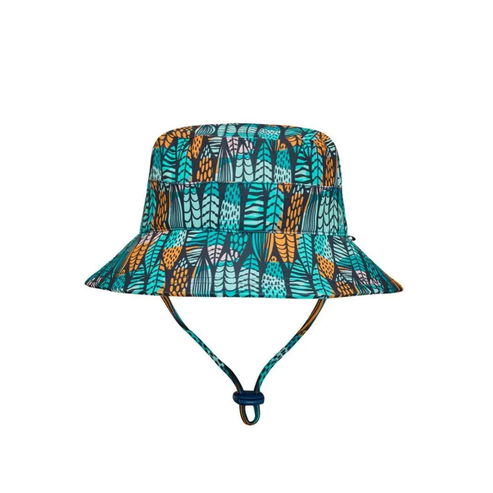 Bedhead Hats Surfboard Print Beach Bucket Hat with UPF 50  Sun Protection