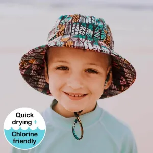 Bedhead Hats Surfboard Print Beach Bucket Hat with UPF 50  Sun Protection