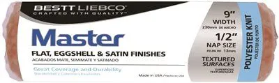 Bestt-Liebco Master 9 Inch  Maize Knit Paint Roller Cover 9V50 1/2 Inch  Nap