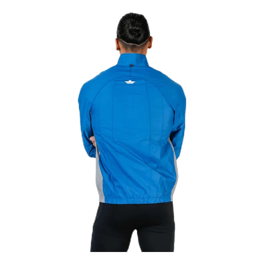 Black Track Jacket Blue