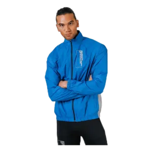Black Track Jacket Blue