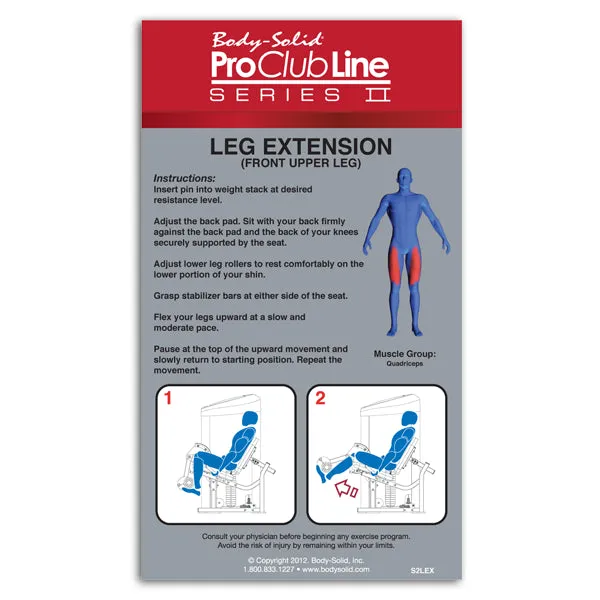 Body Solid Pro Club Line Series II Leg Extension