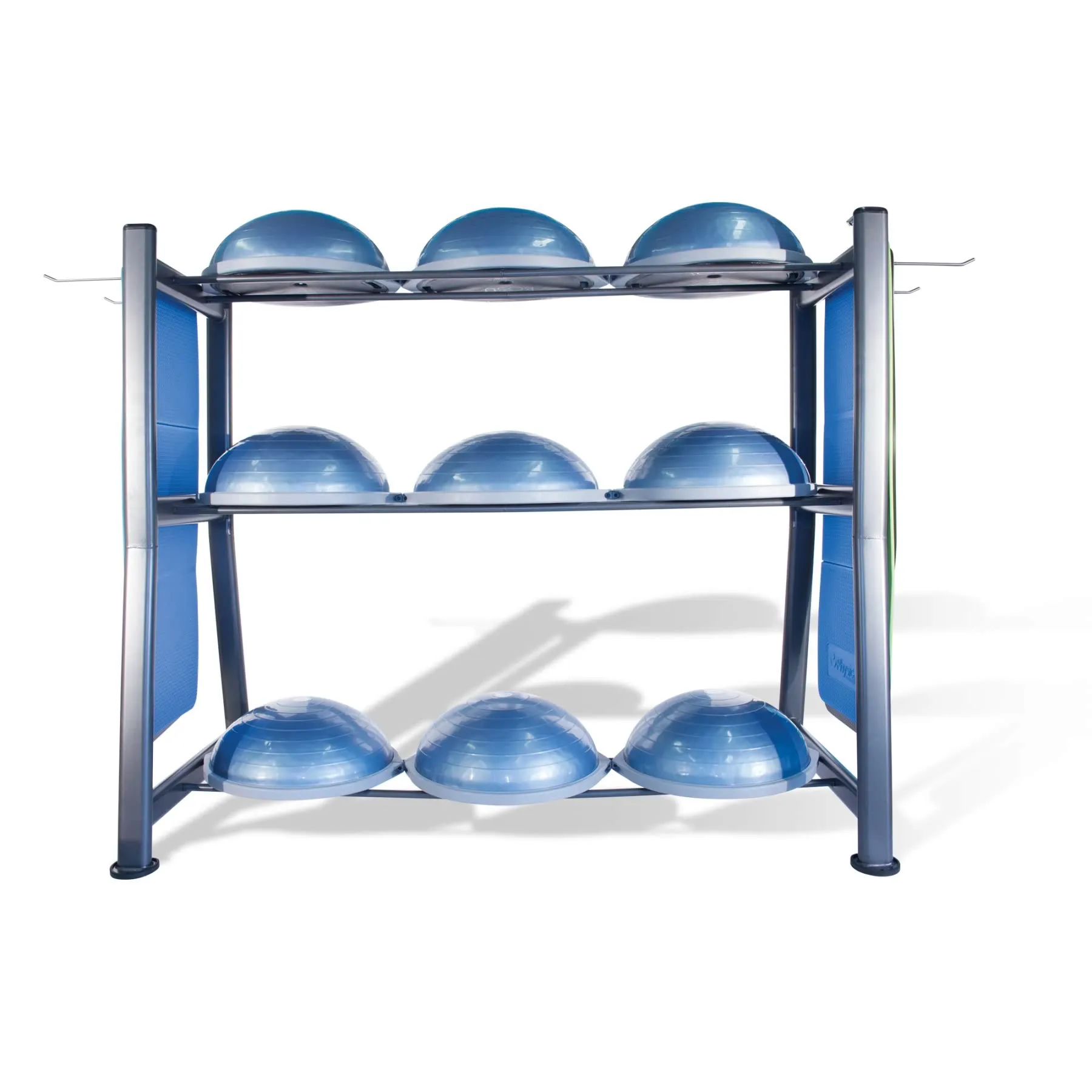 BOSU® Rack with 9 BOSU® Balance Trainers