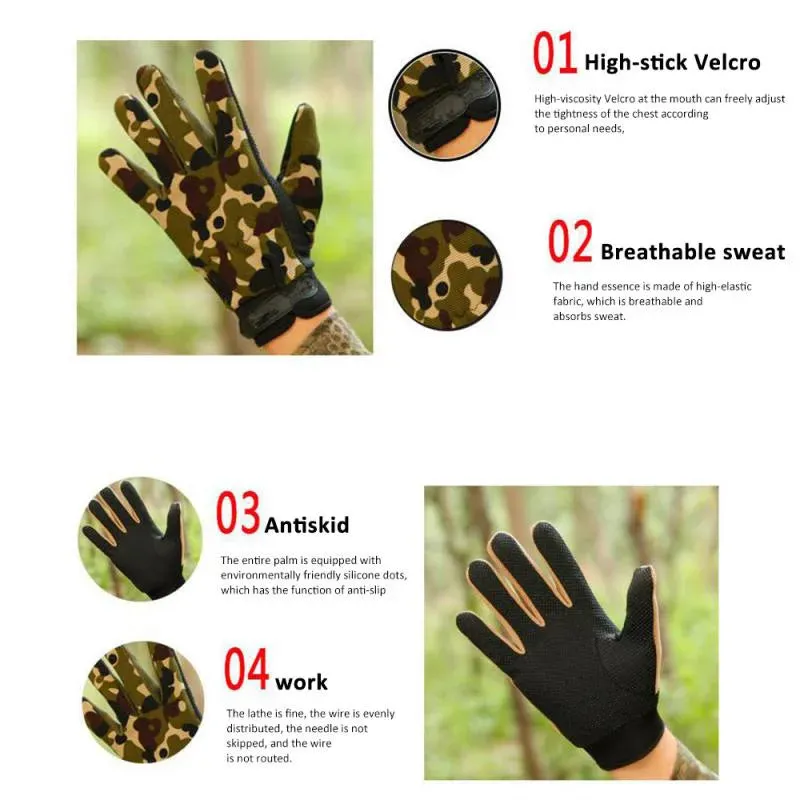 Breathable Summer Fishing Gloves for Outdoor Activities