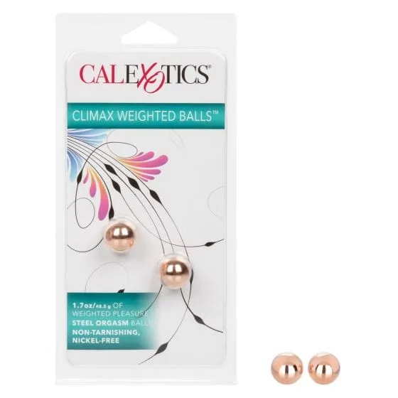 Calexotics Climax Weighted Balls Gold