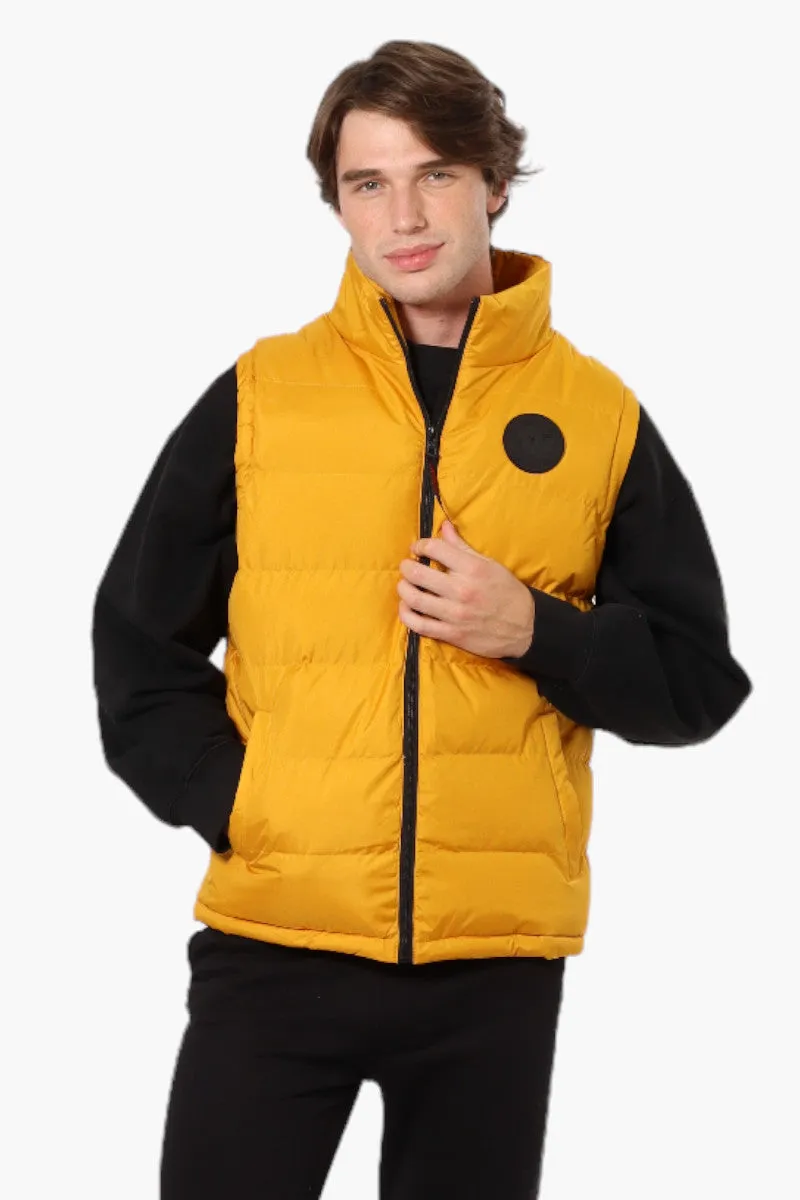 Canada Weather Gear Solid Bubble Vest - Mustard