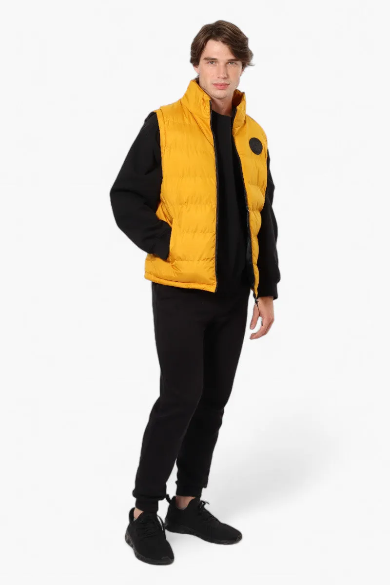 Canada Weather Gear Solid Bubble Vest - Mustard