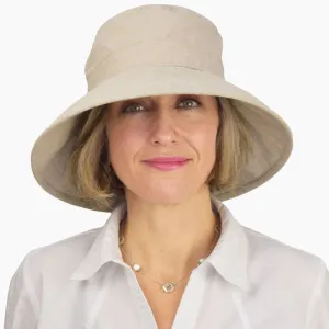 Clothesline Linen Sun Protection Garden Hat