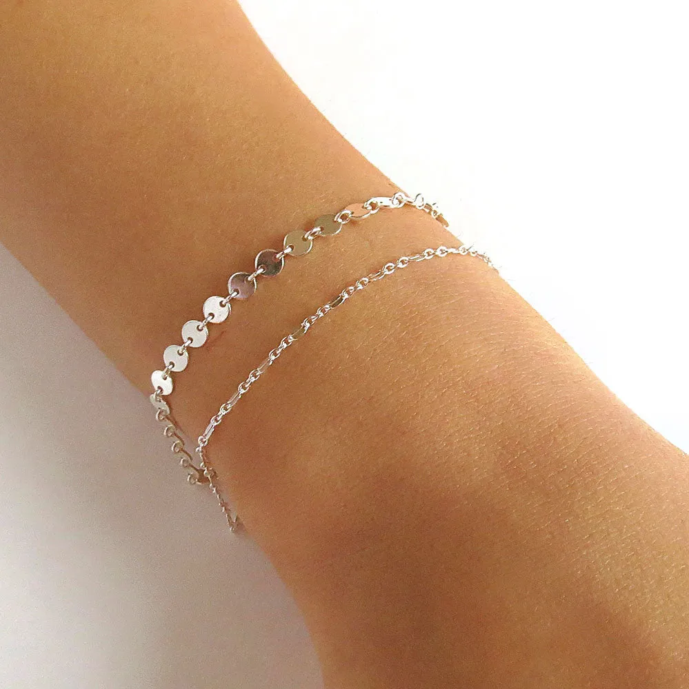 Coin Chain Bracelet