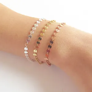 Coin Chain Bracelet