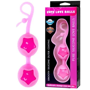 Cute Love Balls Pure Silicone Love Balls Pink