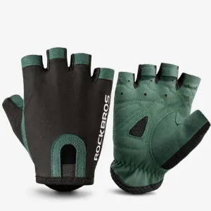Cycling Gloves Breathable Sweat-wicking Net Bicycle Half Gloves Men