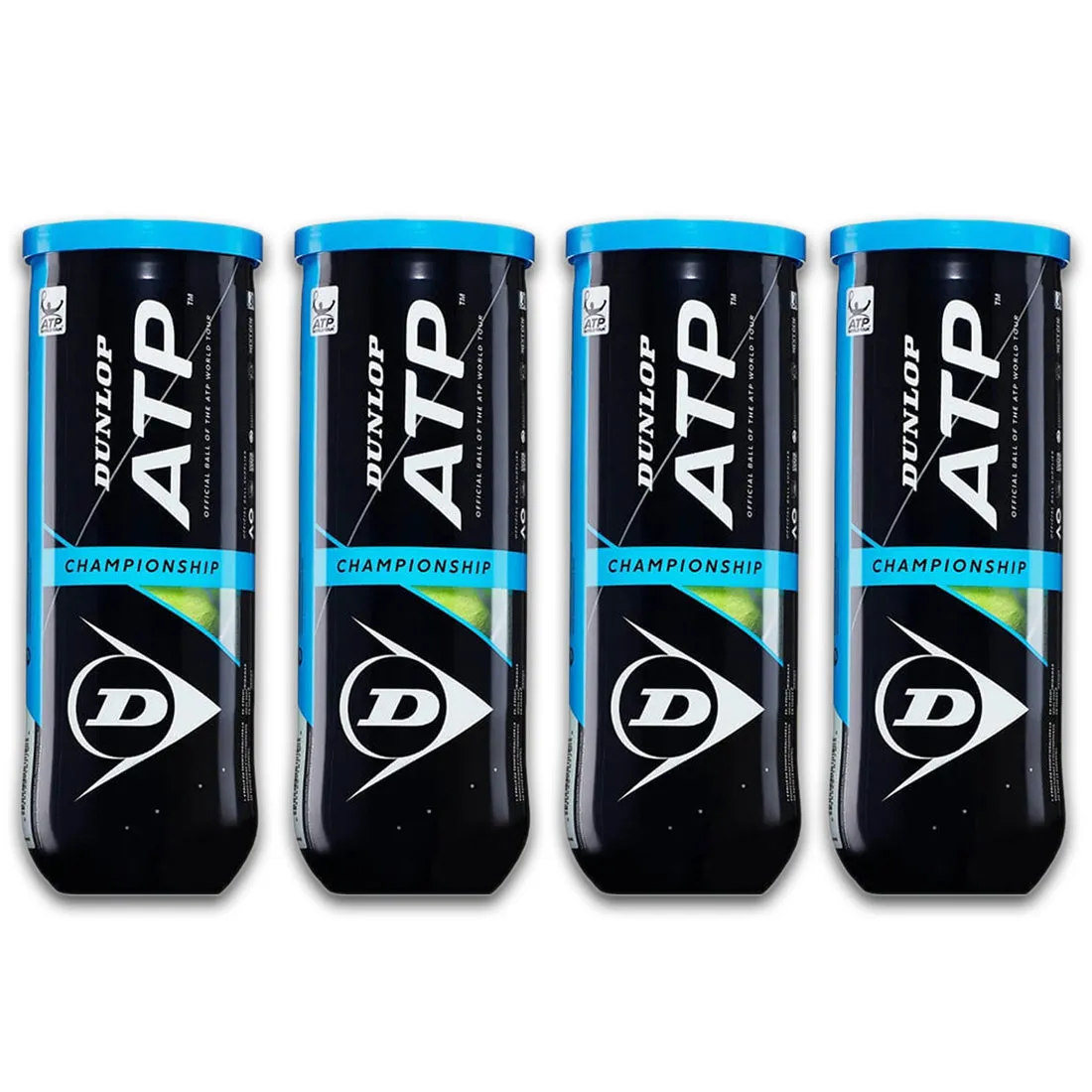 Dunlop ATP Championship Tennis Balls Dozen (4 Cans)