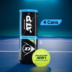 Dunlop ATP Championship Tennis Balls Dozen (4 Cans)