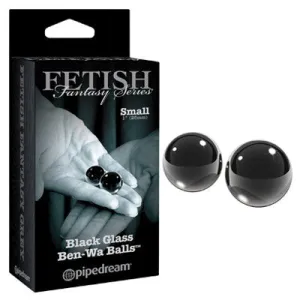FETISH FANTASY SERIES LIMITED EDITION BLACK GLASS BEN-WA BALLS