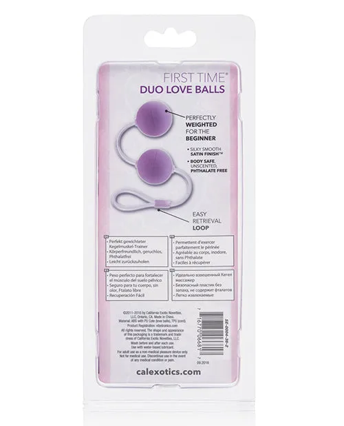 First Time® Love Balls Duo Lover - Purple