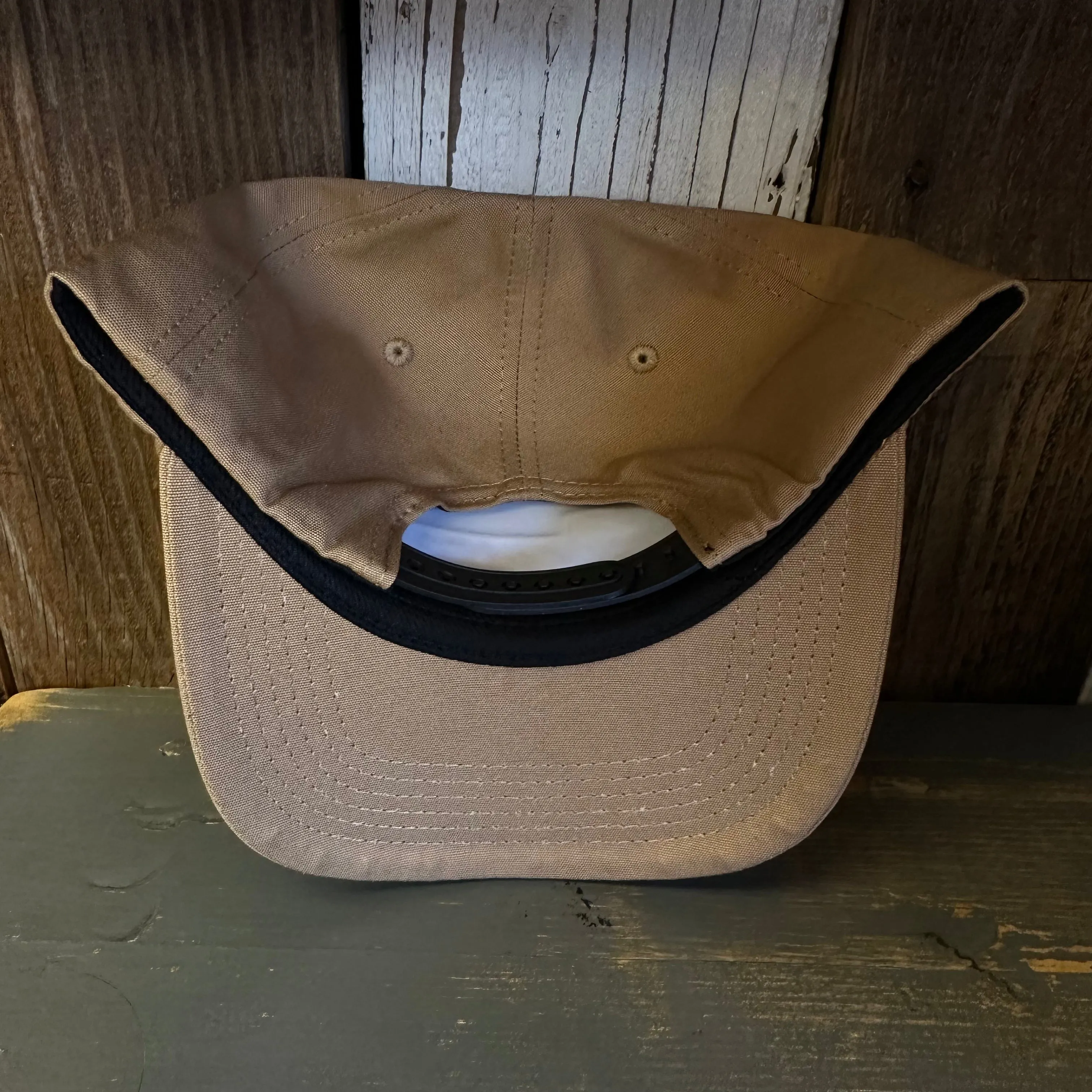 GIVE A HOOT :: DON'T POLLUTE - 5 Panel Hat - Khaki