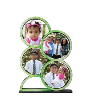 Handcrafted With 4-Photo Subli Wood