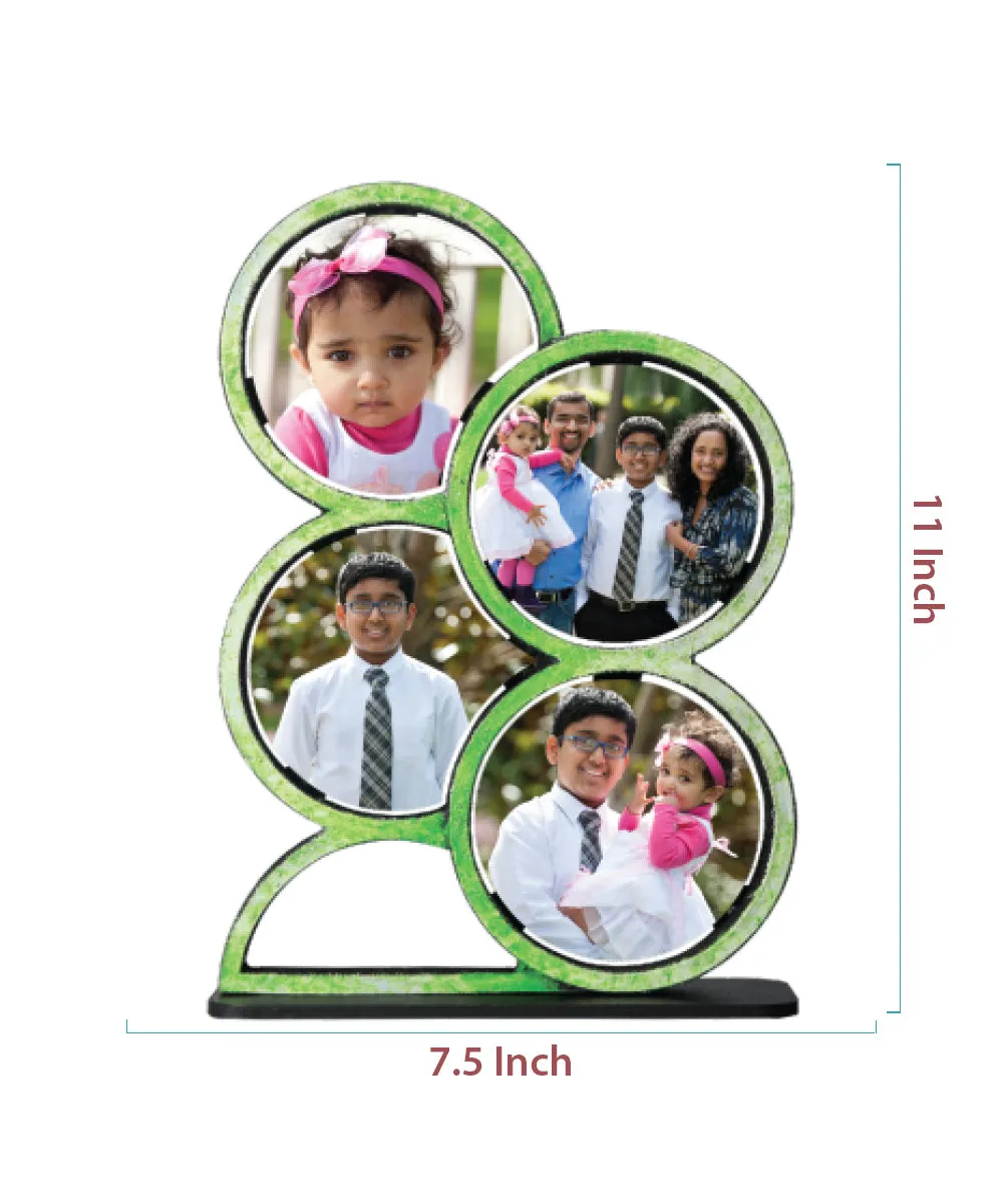 Handcrafted With 4-Photo Subli Wood