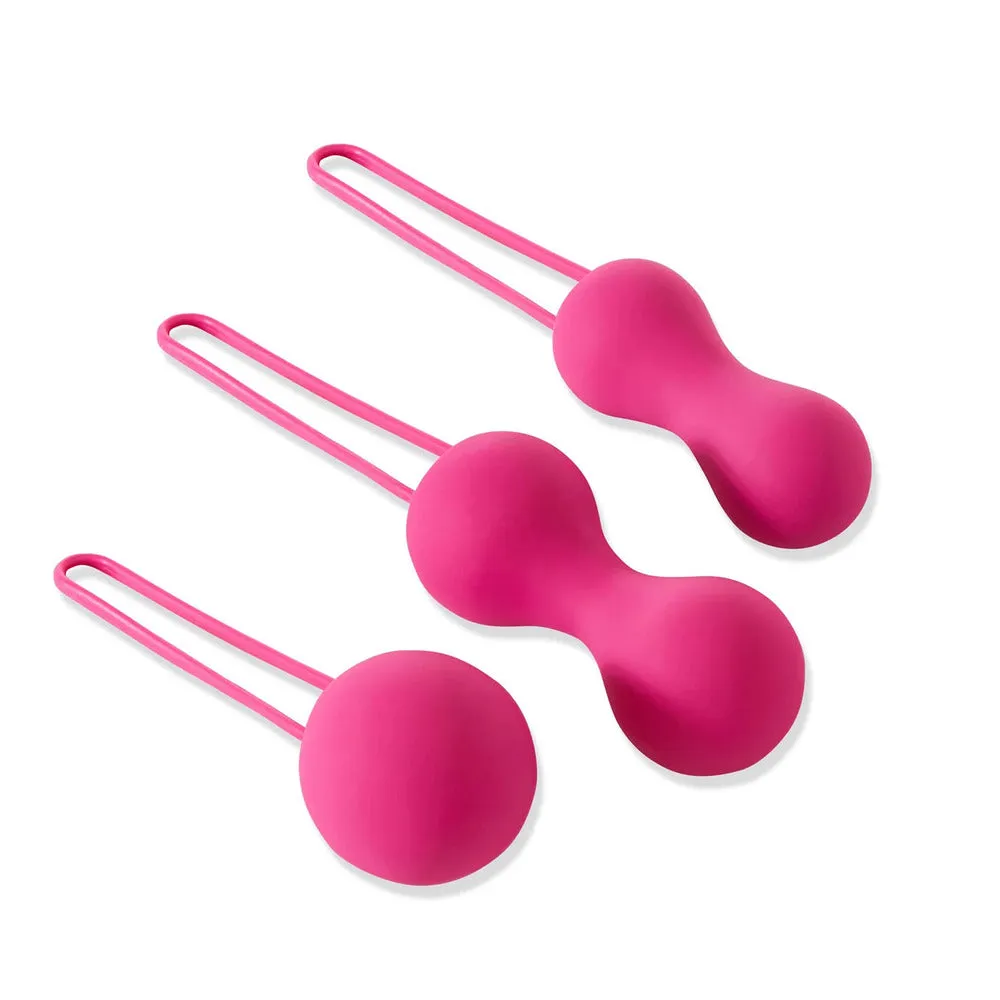 Je Joue Ami Kegel Balls 3 Step Training Set Fuchsia