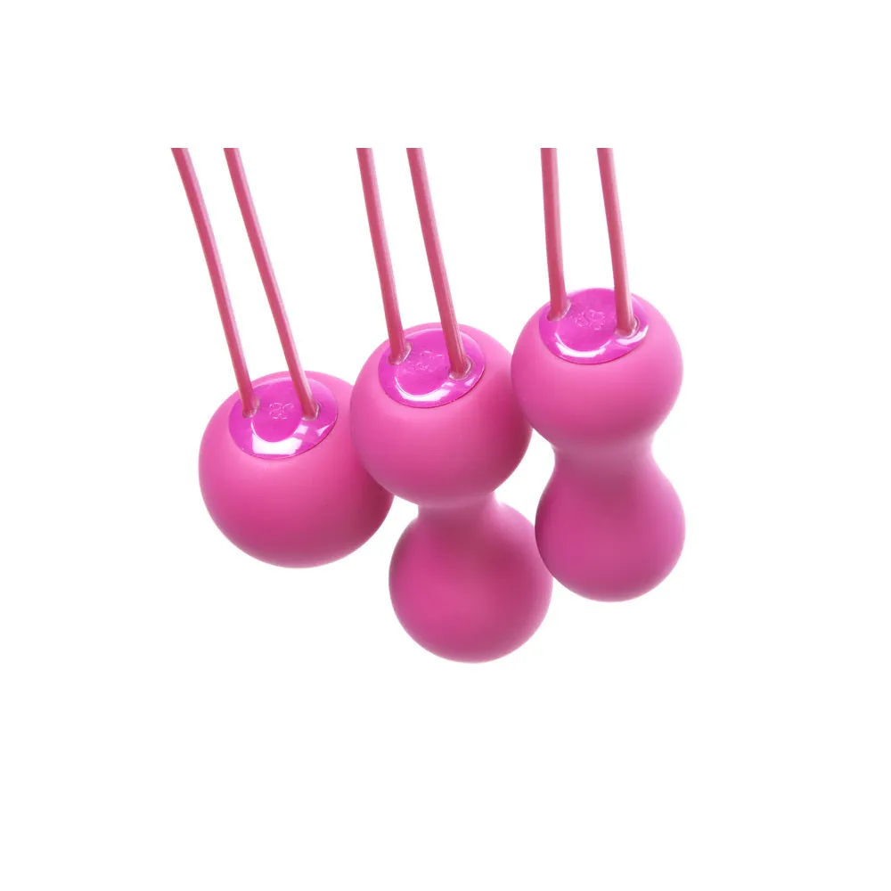 Je Joue Ami Kegel Balls 3 Step Training Set Fuchsia