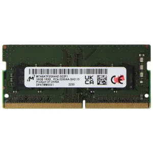 Micro DDR4 (16GB) 1Rx8 PC4-3200AA PC RAM Memory (MTA8ATF2G64HZ-3G2F1)