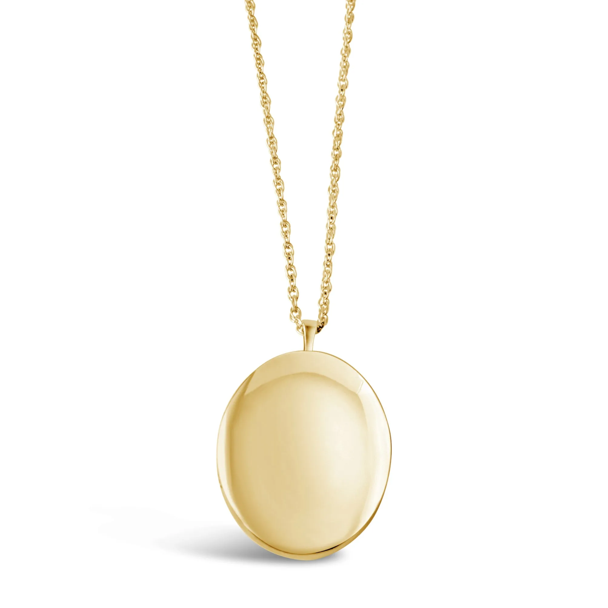 Oval Locket Necklace