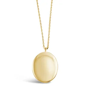 Oval Locket Necklace