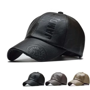 Pu Leather Letter Printing Baseball Ca