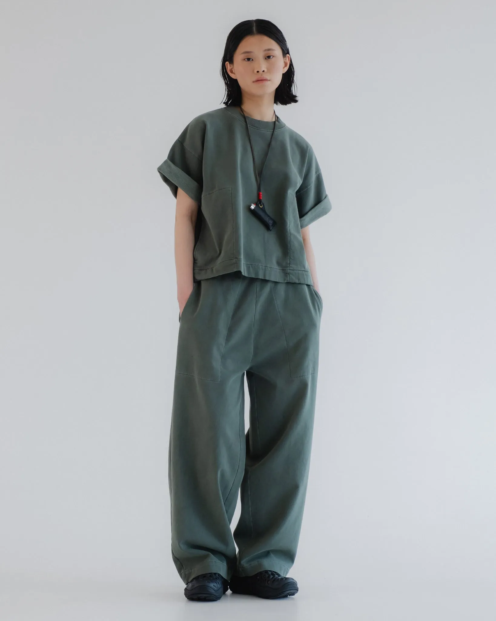 Reformer Pants Twill Jersey Forest Green