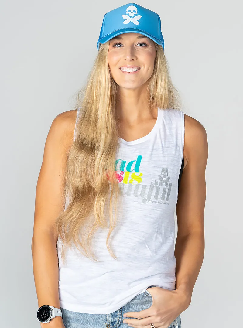 Retro Foam Trucker Colombia Blue Edition