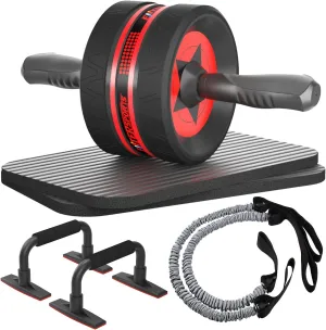 Roue Abdominale 6 en 1 avec Bande de Fitness - Maison | Fitnessterapy