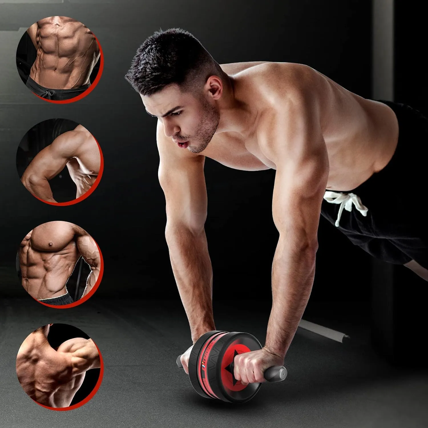 Roue Abdominale 6 en 1 avec Bande de Fitness - Maison | Fitnessterapy