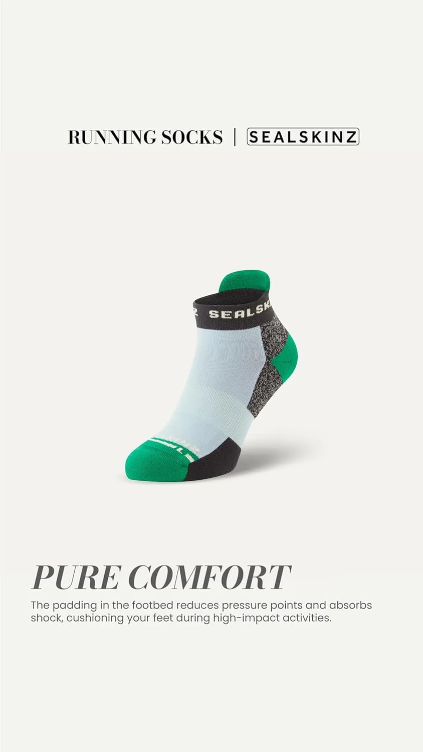 SEALSKINZ Pedham Anti-Blister Anklet Running Sock