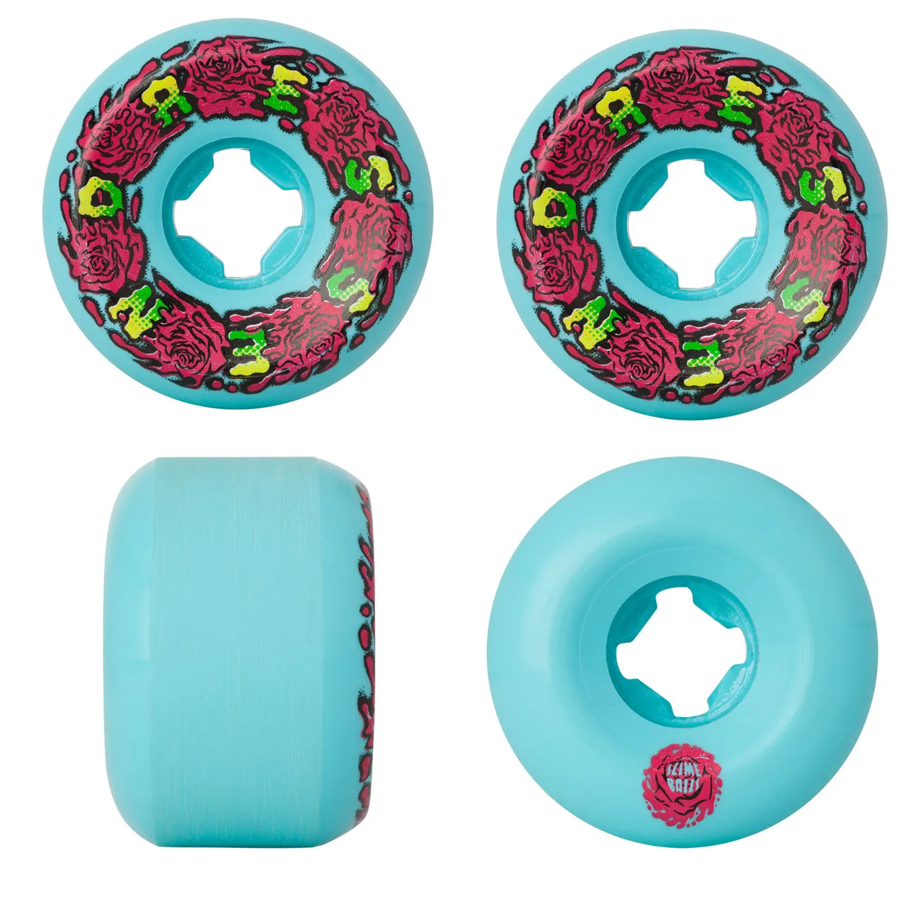Slime Balls - Dressen Vomit Mini Turquoise Wheels (56mm) *SALE
