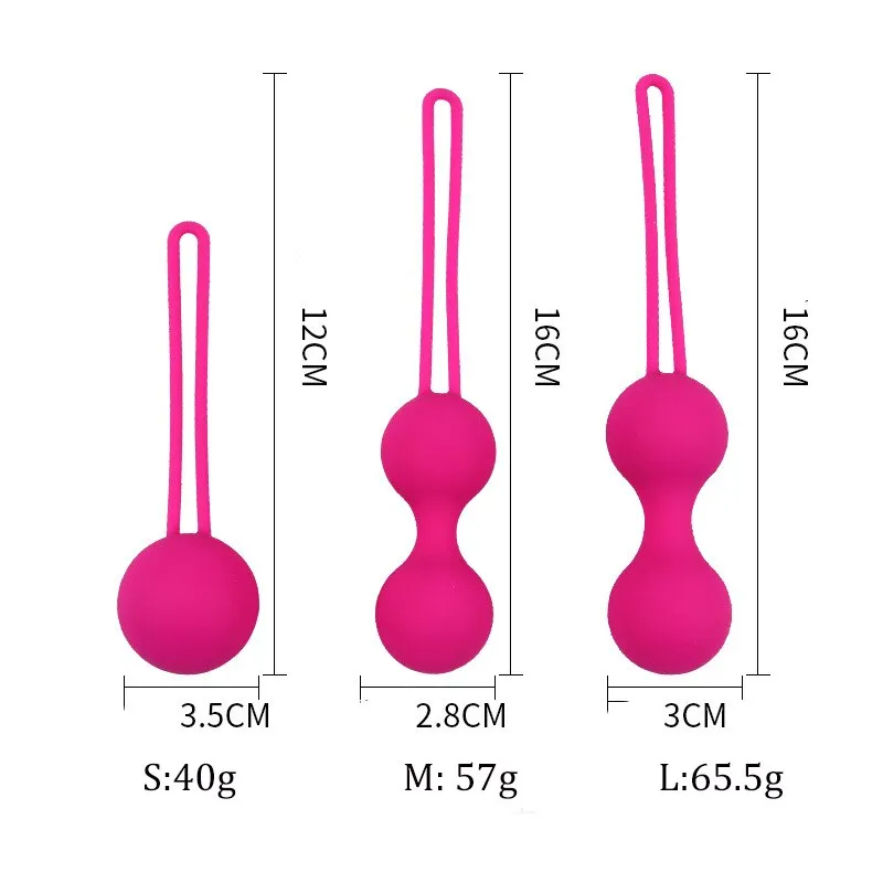 Smart Kegel Balls Vaginal Balls Muscle Tight Exercise Vibrator Vaginal Clit Massager Ben Wa Balls Sex Toys For Adults Women