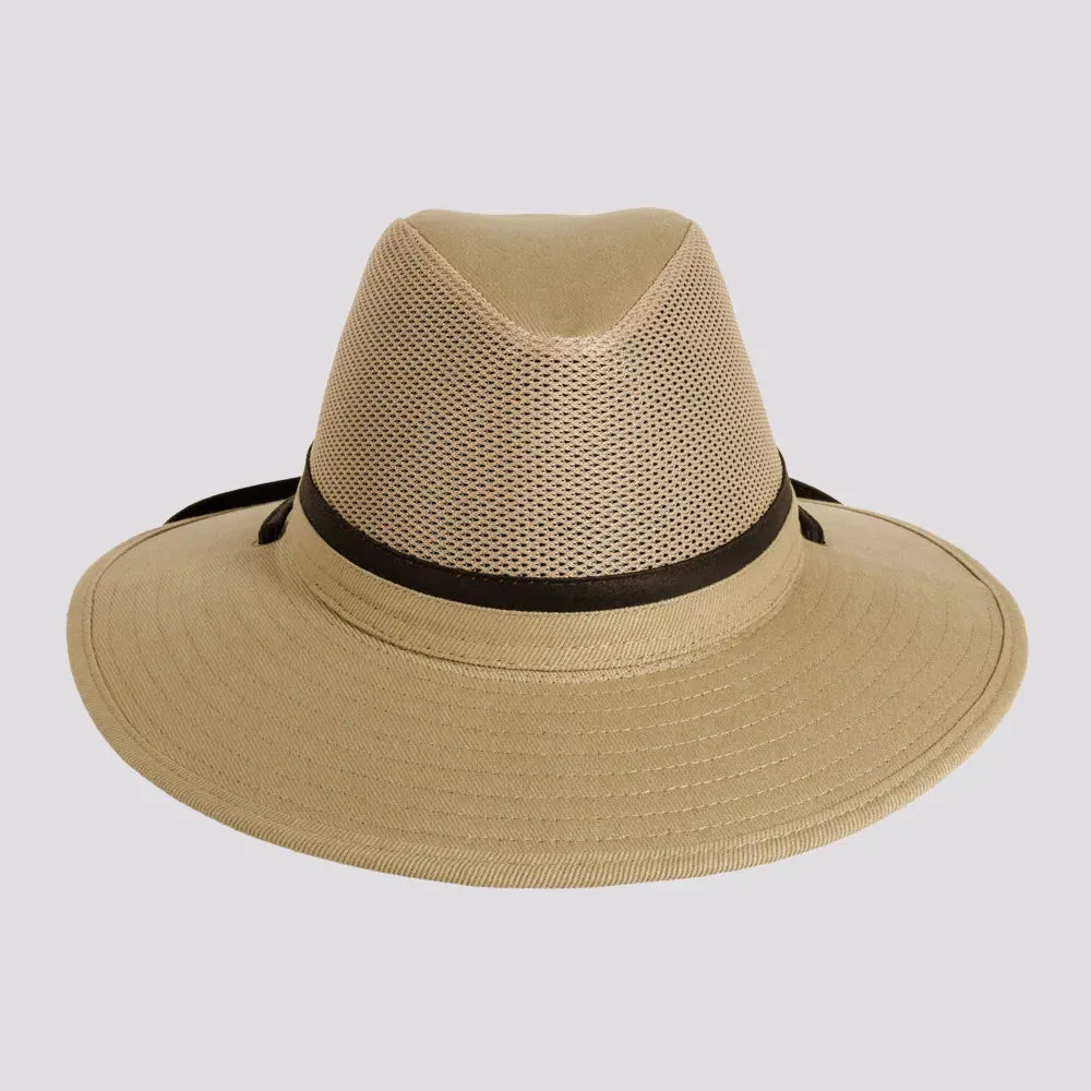 Smokey | Mens Nylon Outback Sun Hat with Mesh Sides