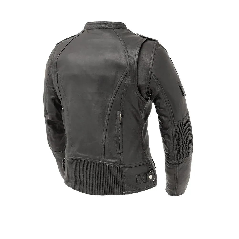 Tantrum Motorcycle Leather Jacket by First MFG