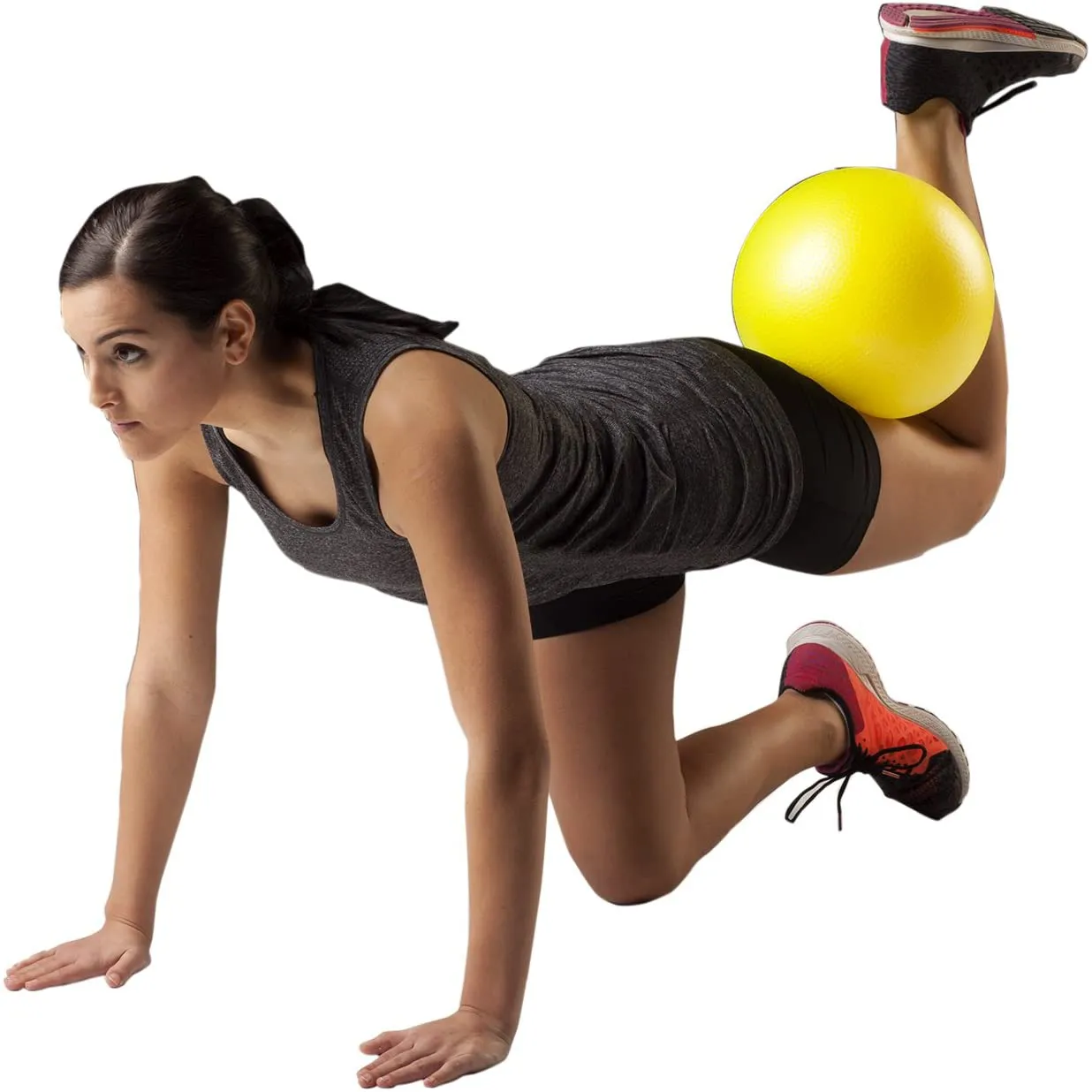 TheraBand Mini Ball, Small Exercise Ball for Yoga, Pilates, Abdominal Workouts, Shoulder Therapy, Core Strengthening, At-Home Gym & Physical Therapy Tool