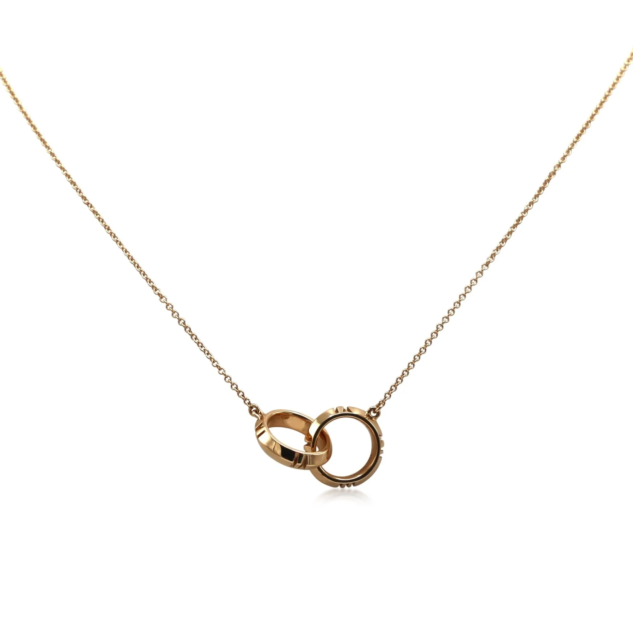 Tiffany & Co. Atlas X-Closed Interlocking Pendant