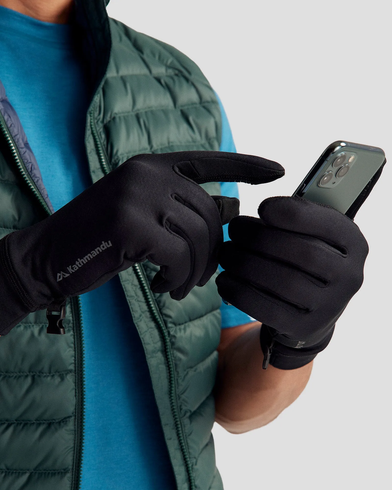 Vectron Fleece Gloves v4 - Black Stingray